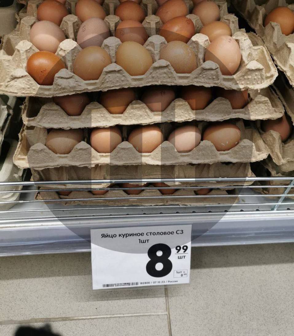 Яйца поштучно стали продавать в Подмосковье